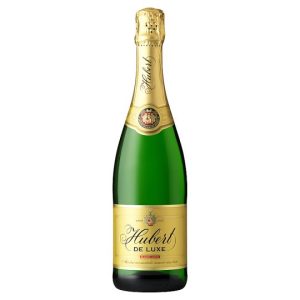 HUBERT DE LUXE , Akostné aromatické šumivé víno biele sladké doux 0,75 l