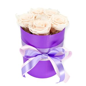 Box stabilizovaných ruží LILAC PINK ROSES 5